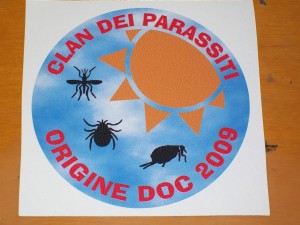 Adesivo Clan dei Parassiti